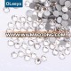 2018 hot sale cheap AAAA quality ss20 clear crystal rhinestones iron on stone for women high heel shoes